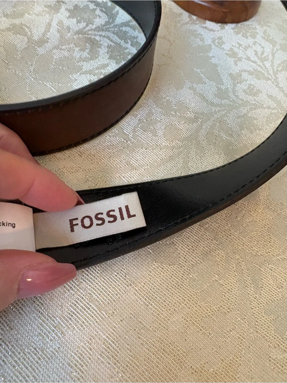Fossil brayden leather